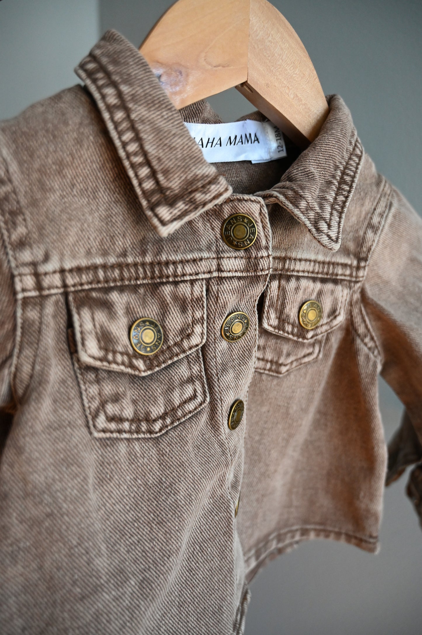 Brown Denim Jacket
