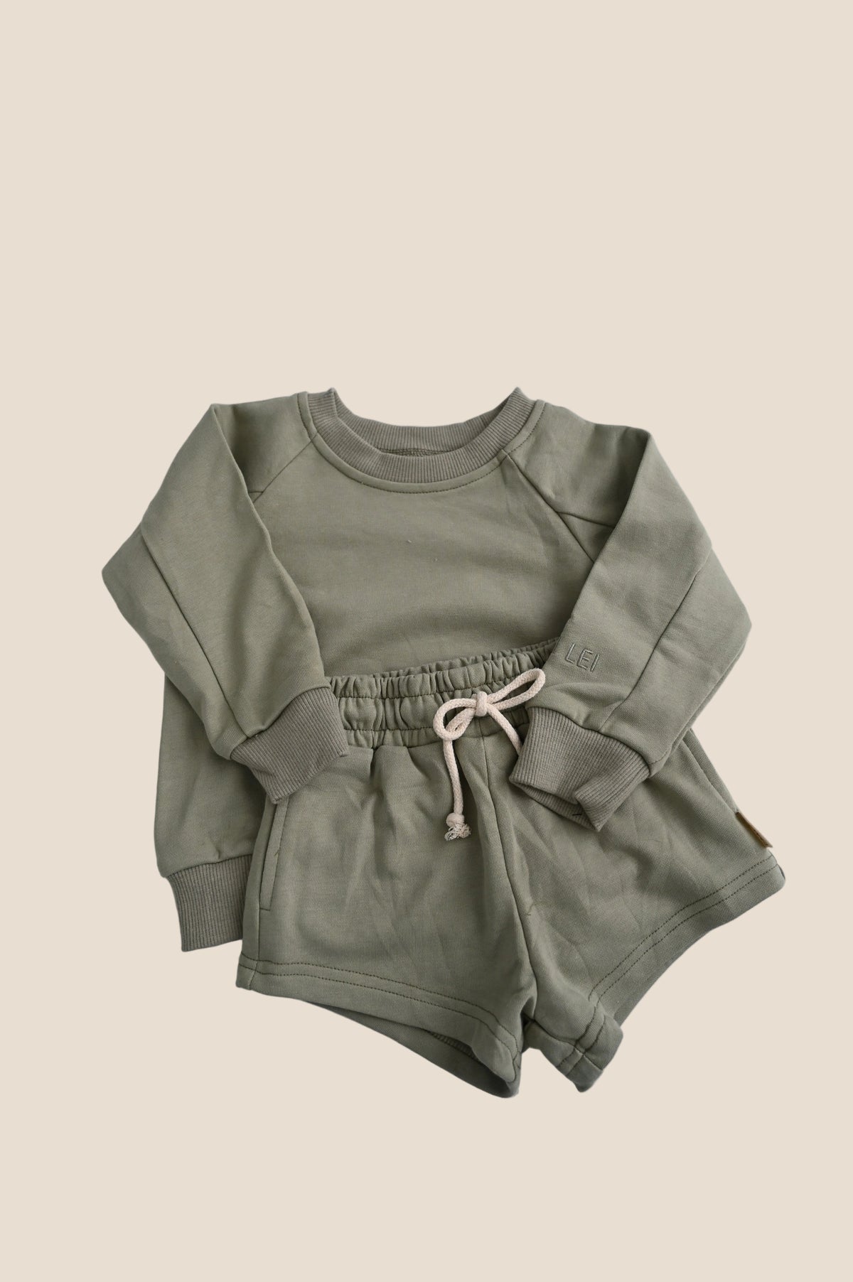Crewneck Sweatshirt & Short Set