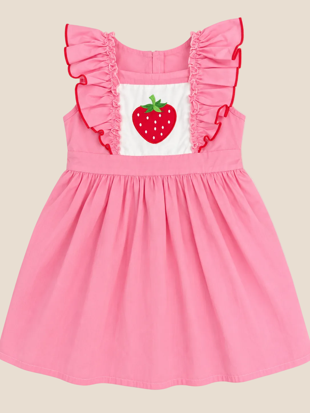 Strawberry Embroidered Dress