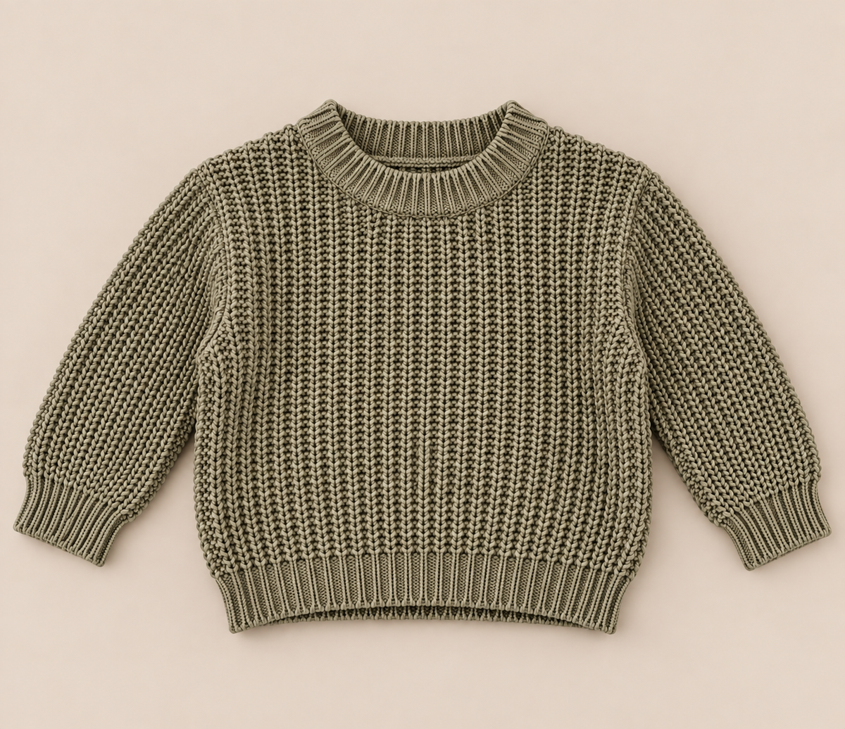 Cotton Knit Sweater