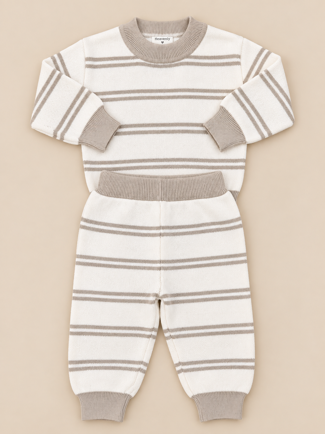 Striped Knit Set