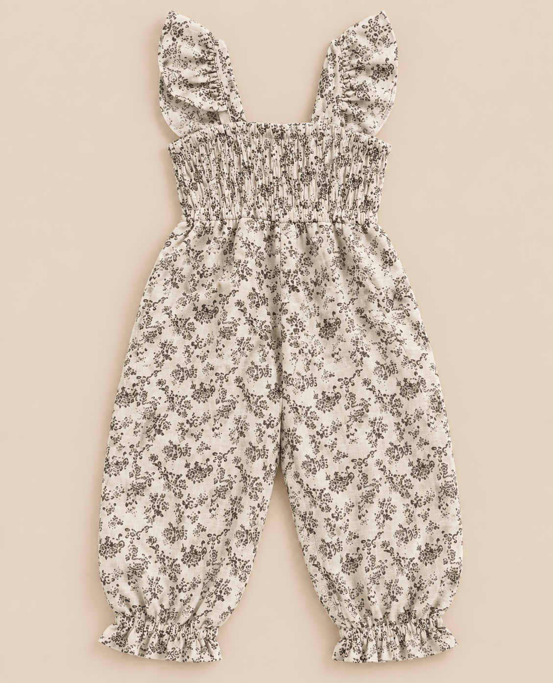 Paisley Smocked Jumpsuit