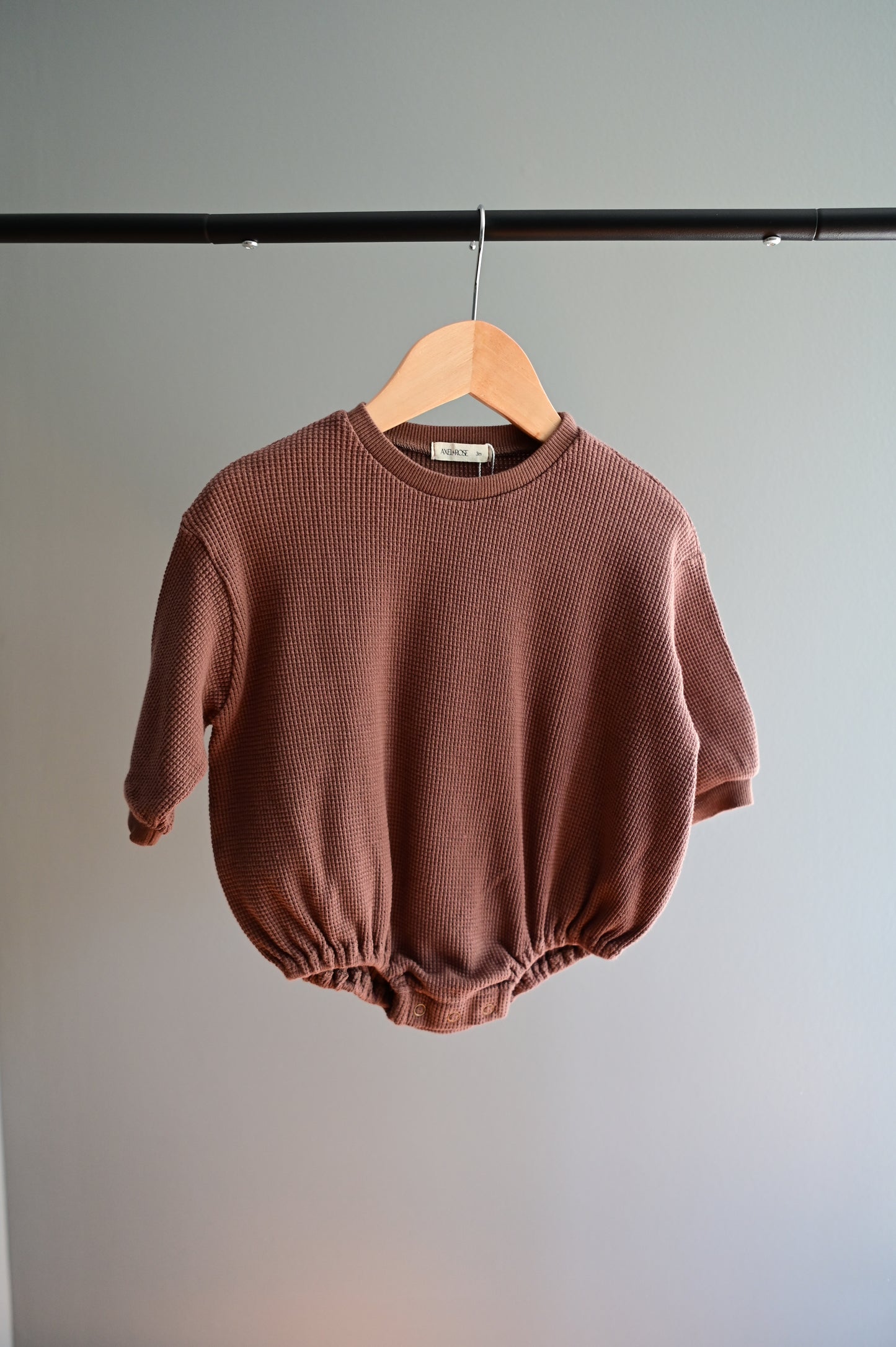 Waffle Knit Bubble Romper