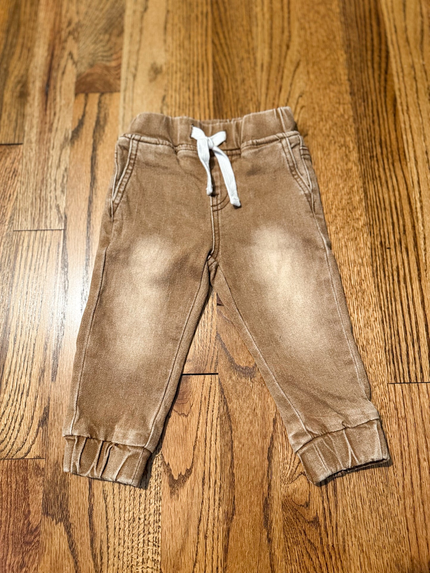 Demin Joggers - Camel