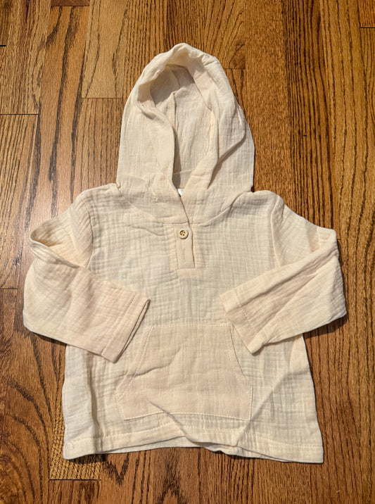 Muslin Hooded Shirt