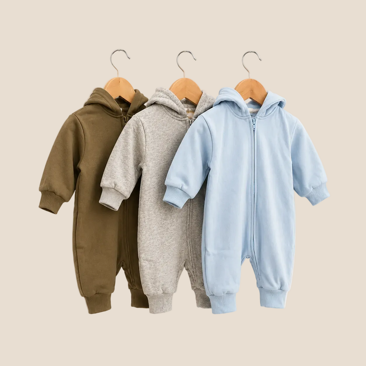 Hooded Full Zip Jumpsuit