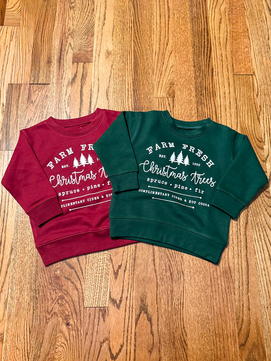 Farm Fresh Christmas Sweatshirt
