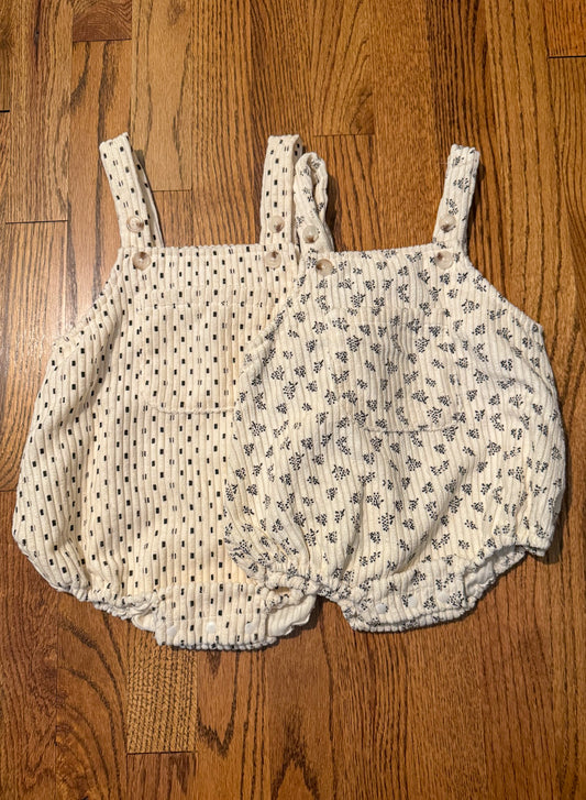 Black and White Romper