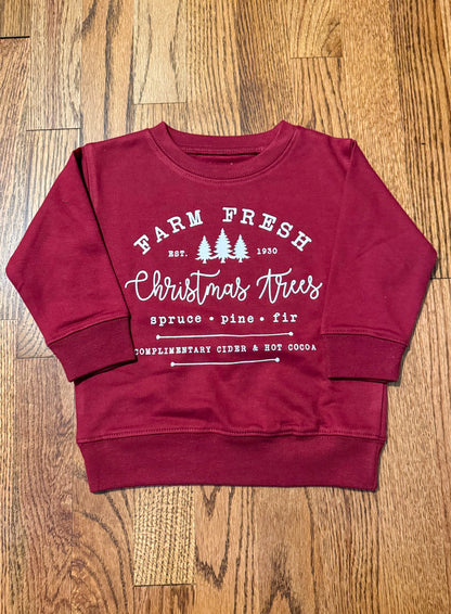 Farm Fresh Christmas Sweatshirt