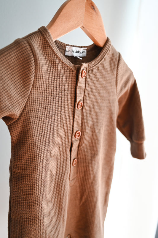 Waffle Knit Jumpsuit