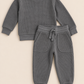 Waffle Knit Two Piece Set