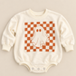 Checkered Ghost Bubble Romper