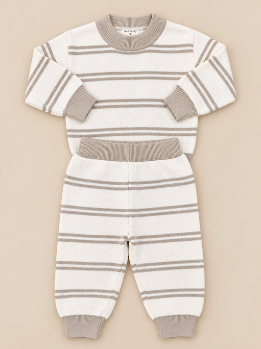 Striped Knit Set