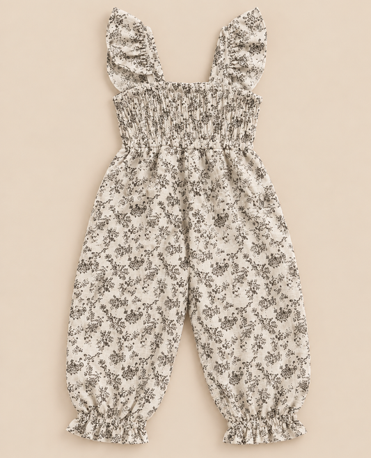Paisley Smocked Jumpsuit