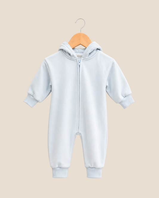 Hooded Full Zip Jumpsuit